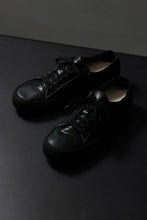 画像をギャラリービューアに読み込む, incarnation exclusive HORSE LEATHER LOW CUT LACE UP SNEAKER (PIECE DYED ALL BLACK)