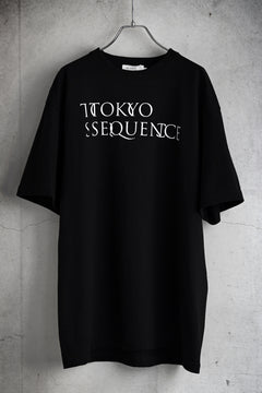 Load image into Gallery viewer, TOKYO SEQUENCE SHORT SLEEVE TEE / LOGO (BLACK)