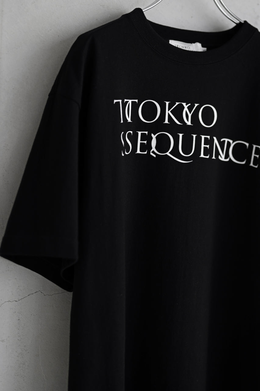 TOKYO SEQUENCE SHORT SLEEVE TEE / LOGO (BLACK)