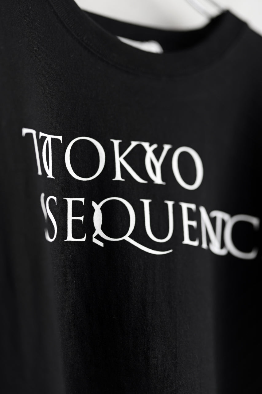 TOKYO SEQUENCE SHORT SLEEVE TEE / LOGO (BLACK)