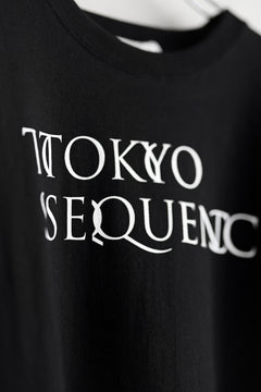 画像をギャラリービューアに読み込む, TOKYO SEQUENCE LOGO LOOPWHEEL TEE (BLACK)