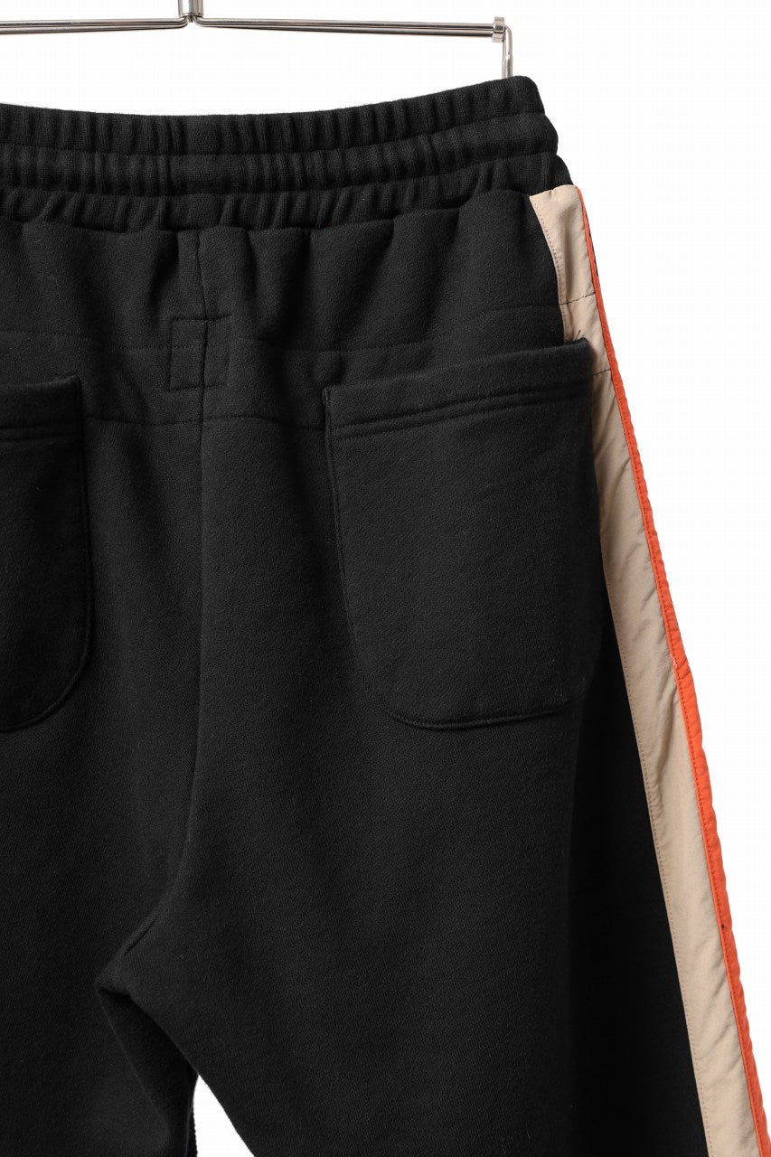 Load image into Gallery viewer, FACETASM PATCHWORK SWEAT PANTS (BLACK)