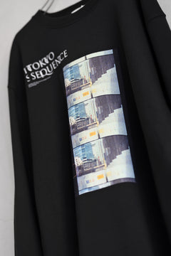 Load image into Gallery viewer, TOKYO SEQUENCE SWEAT TOP / PH4 (BLACK)