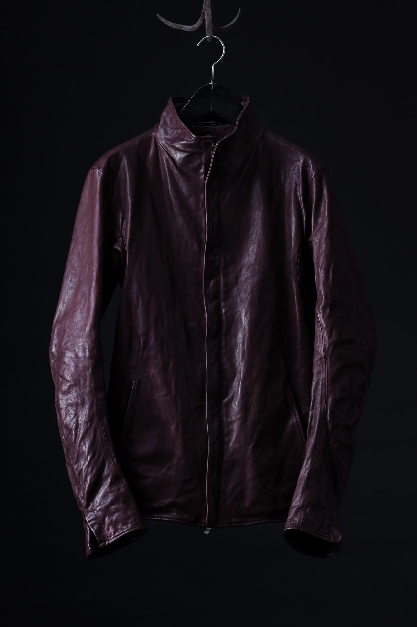 Load image into Gallery viewer, incarnation HORSE LEATHER SOLID-NECK JACKET PMT-2 / OBJECT DYED (52NBK-OC)
