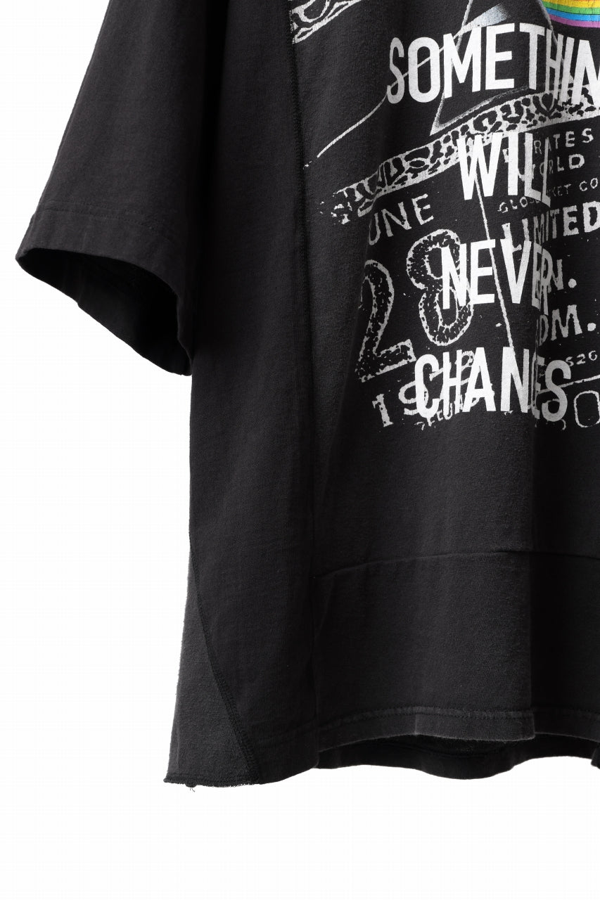 画像をギャラリービューアに読み込む, CHANGES VINTAGE REMAKE MULTI PANEL TEE (BLACK #8)