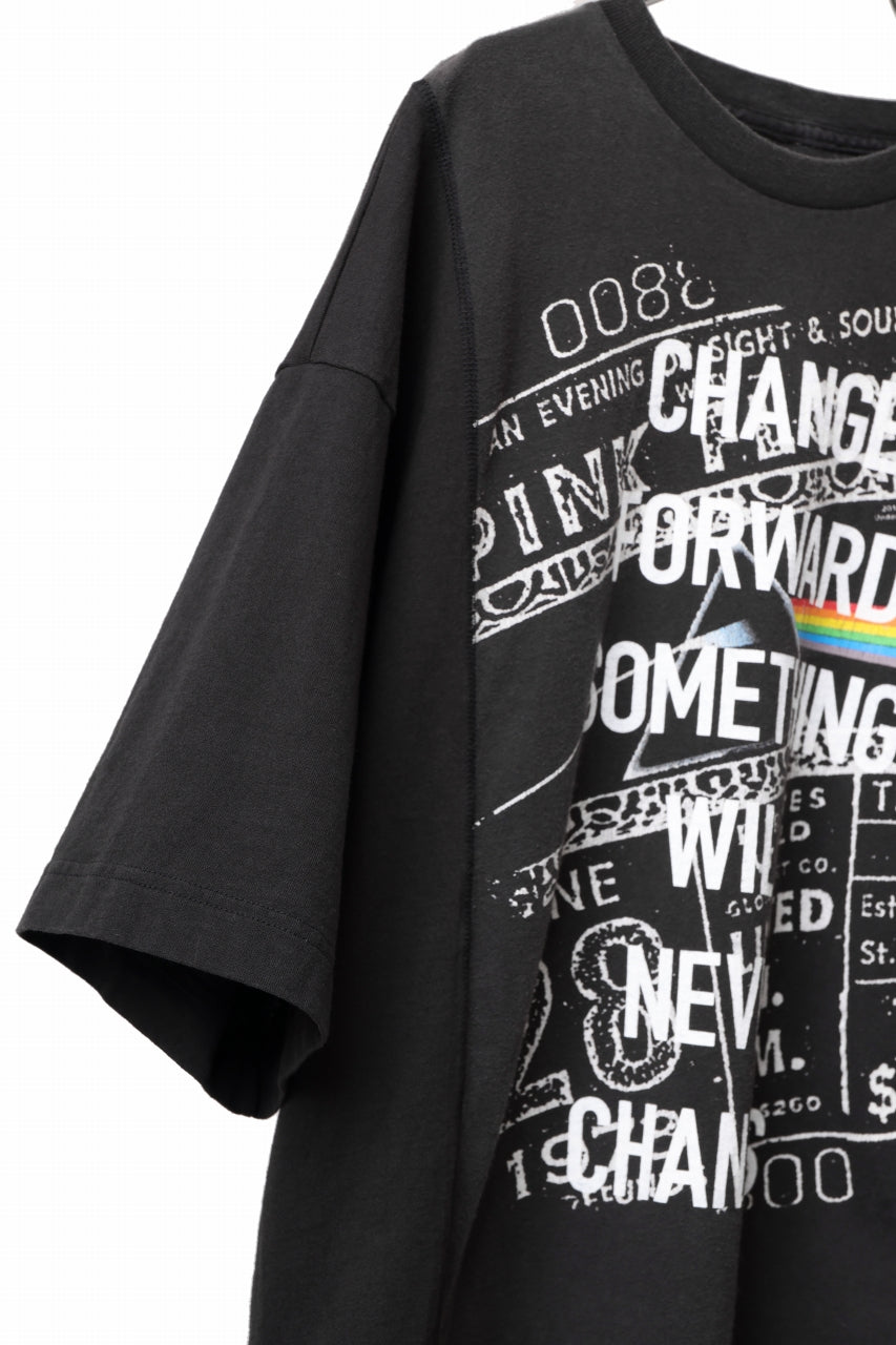 CHANGES VINTAGE REMAKE MULTI PANEL TEE (BLACK #8)