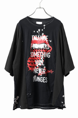 CHANGES VINTAGE REMAKE MULTI PANEL TEE (BLACK #9)