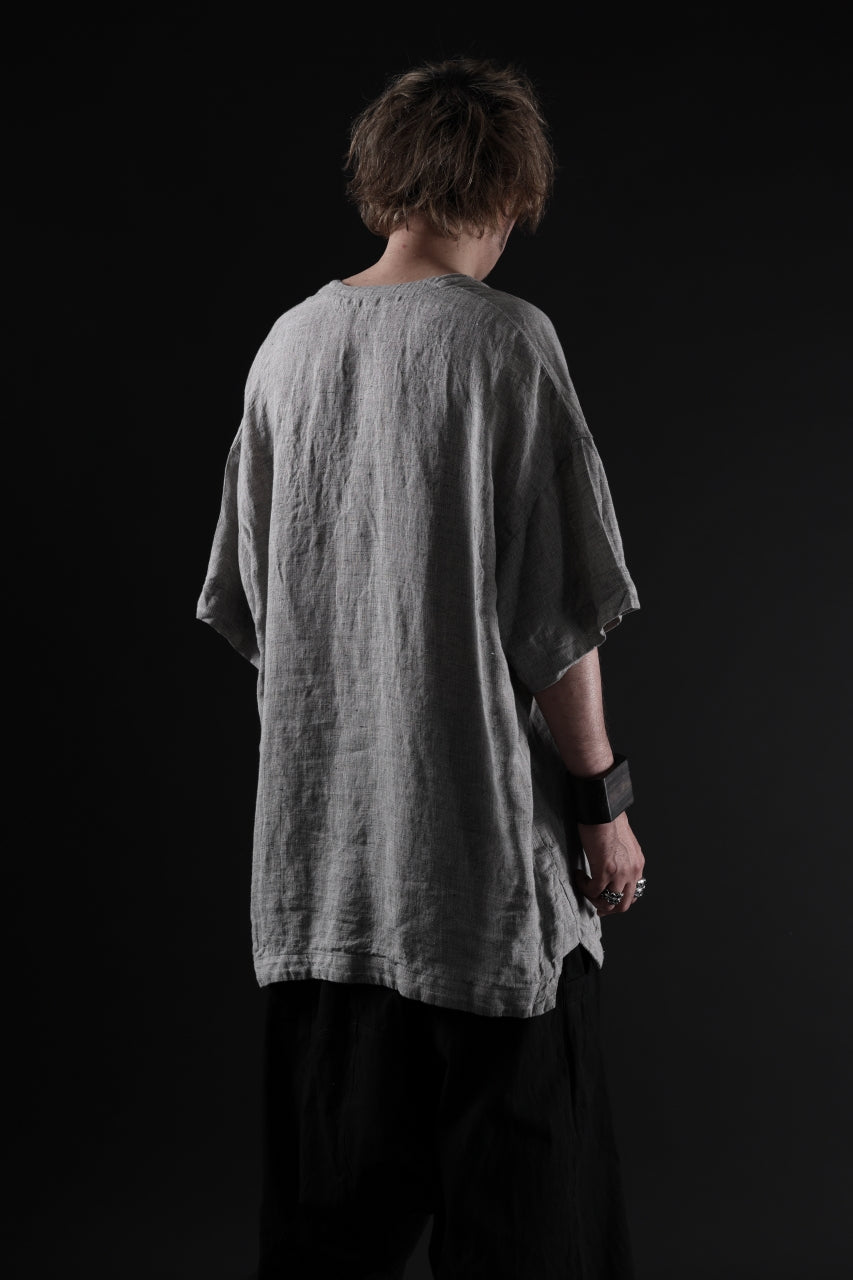 Load image into Gallery viewer, _vital exclusive minimal tunica tops / soft dobby linen (GREY)