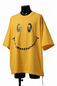 Load image into Gallery viewer, mastermind JAPAN FACE LOGO TEE / BOXY FIT (YELLOW)
