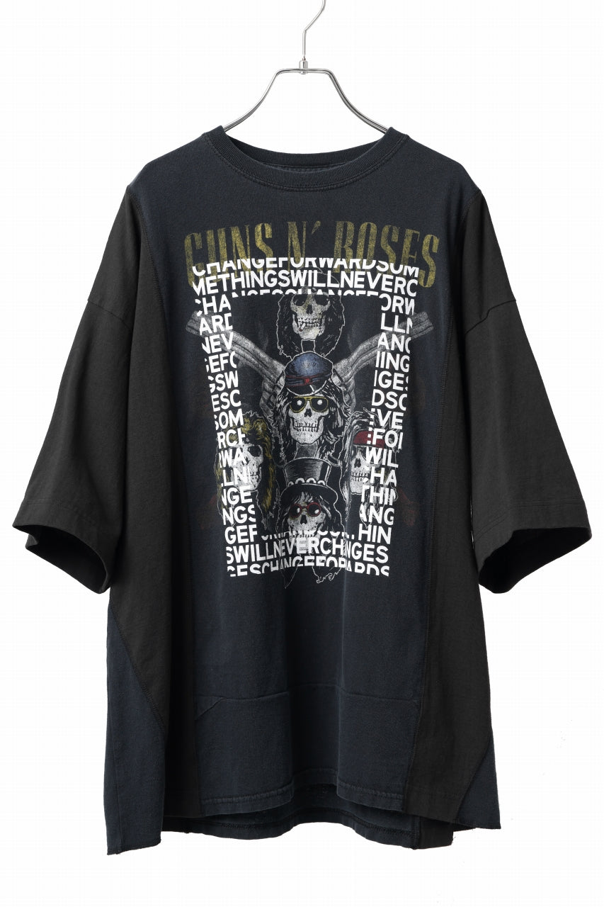 画像をギャラリービューアに読み込む, CHANGES VINTAGE REMAKE MULTI PANEL TEE (BLACK #12)