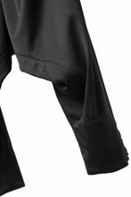 Load image into Gallery viewer, [Reserved product *Additional production] vital x DEFORMATER.® exclusive TAILOR WIDE TAPERED PANTS / GAUDI SMOOTH JERSEY (BLACK)