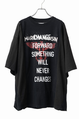 CHANGES VINTAGE REMAKE MULTI PANEL TEE (BLACK #16)