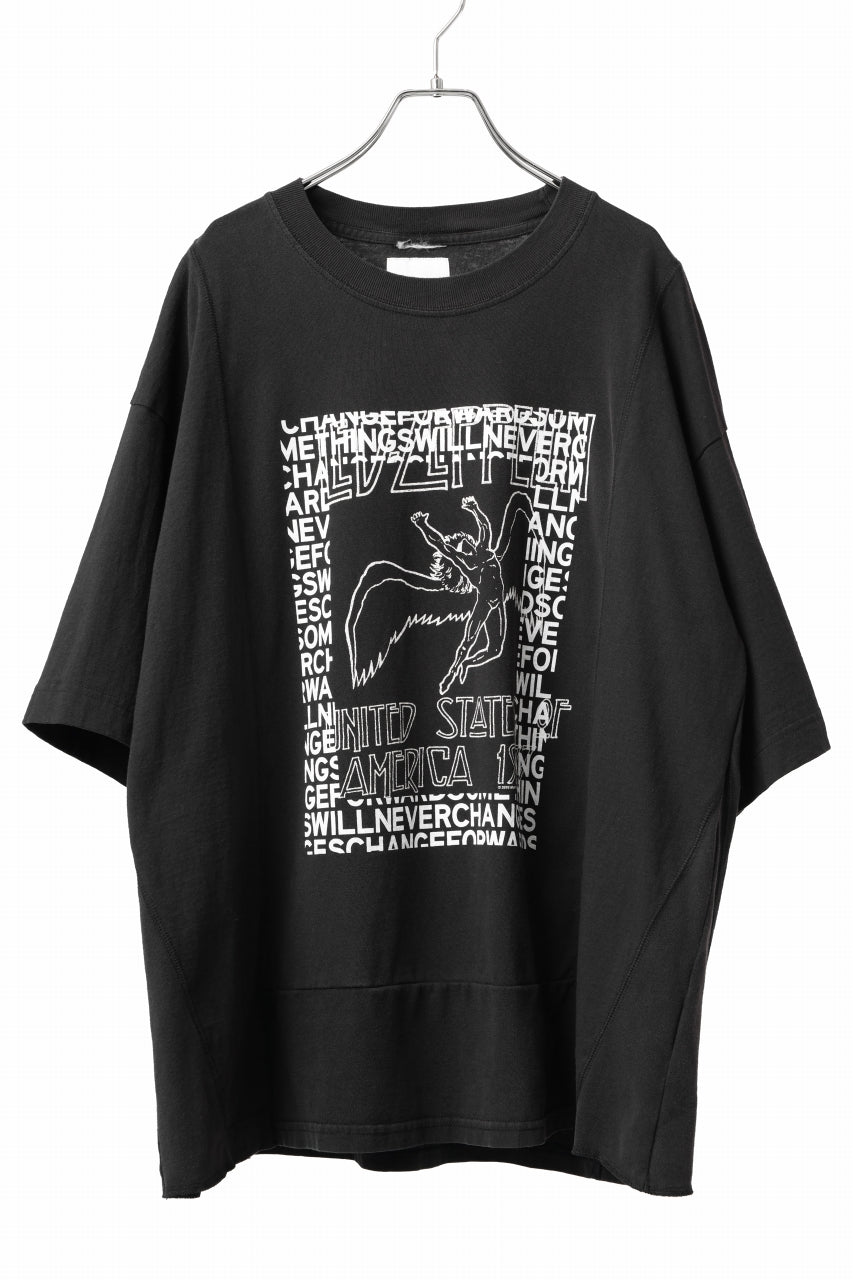 CHANGES VINTAGE REMAKE MULTI PANEL TEE (BLACK #3)