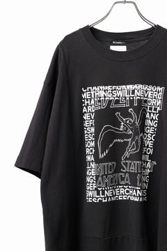 画像をギャラリービューアに読み込む, CHANGES VINTAGE REMAKE MULTI PANEL TEE (BLACK #3)