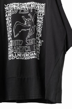 画像をギャラリービューアに読み込む, CHANGES VINTAGE REMAKE MULTI PANEL TEE (BLACK #3)