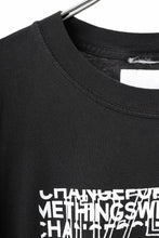 画像をギャラリービューアに読み込む, CHANGES VINTAGE REMAKE MULTI PANEL TEE (BLACK #3)