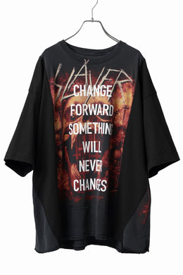 CHANGES VINTAGE REMAKE MULTI PANEL S-S TEE (BLACK #17)