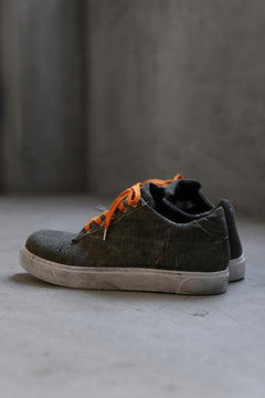 Load image into Gallery viewer, Portaille exclusive LEX-DIVO #705C:Re VINTAGE-CUSTOM SNEAKERS LOW (KHAKI)