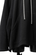 画像をギャラリービューアに読み込む, A.F ARTEFACT DOLMAN HOODIE PULLOVER / COPE KNIT JERSEY (BLACK)