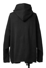 画像をギャラリービューアに読み込む, A.F ARTEFACT DOLMAN HOODIE PULLOVER / COPE KNIT JERSEY (BLACK)