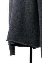 画像をギャラリービューアに読み込む, daub REVERSIBLE CARDIGAN COAT / ALPACA WOOL (DARK GREY)