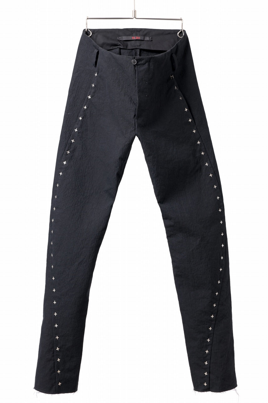 m.a+ 3 pocket silver cross studds tight pants / P1CM/S/CM4 (BLACK)