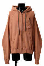 画像をギャラリービューアに読み込む, FACETASM CHEST-POCKET ZIP HOODIE (BROWN)