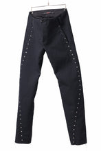 Load image into Gallery viewer, m.a+ 3 pocket silver cross studds tight pants / P1CM/S/CM4 (BLACK)