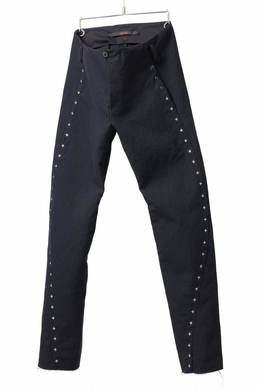 m.a+ 3 pocket silver cross studds tight pants / P1CM/S/CM4 (BLACK)
