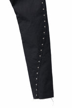 Load image into Gallery viewer, m.a+ 3 pocket silver cross studds tight pants / P1CM/S/CM4 (BLACK)