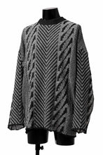 Load image into Gallery viewer, D-VEC WATER REPELLENT WASI FISHERMANS KNIT (NIGHT SEA BLACK)