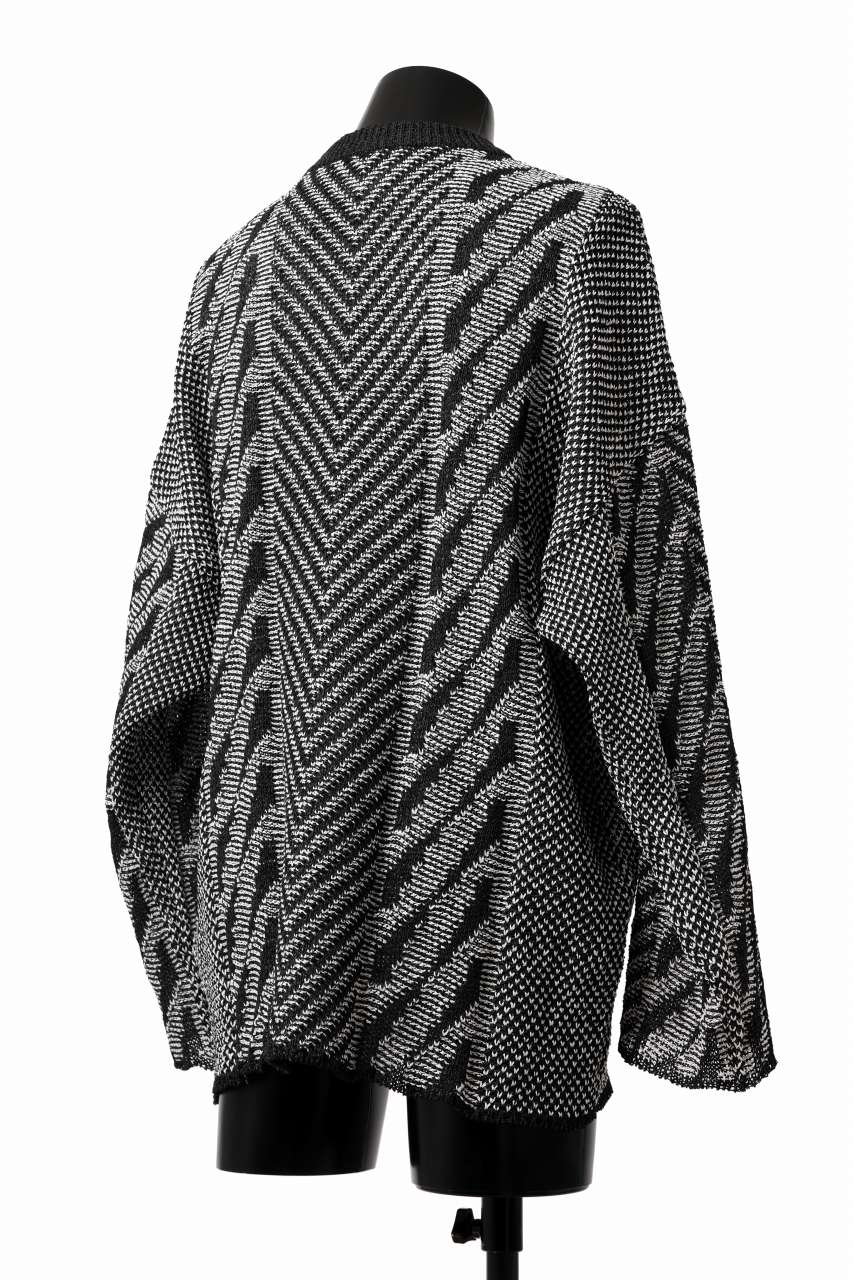 画像をギャラリービューアに読み込む, D-VEC WATER REPELLENT WASI FISHERMANS KNIT (NIGHT SEA BLACK)