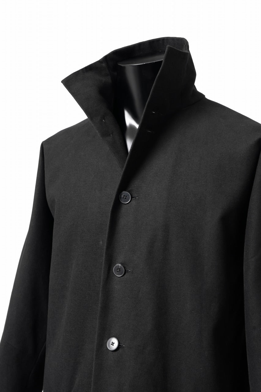 m.a+ diagonal pocket medium fit coat / C256/CE6 (BLACK)