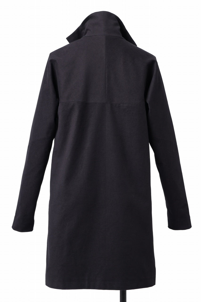 m.a+ diagonal pocket medium fit coat / C256/CE6 (BLACK)