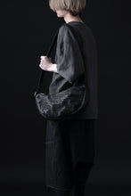 Load image into Gallery viewer, ISAMU KATAYAMA BACKLASH SHOULDER BAG / DOUBLE-SHOULDER OBJECT DYED (BLACK)