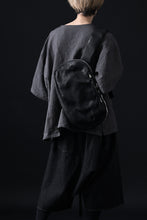 Load image into Gallery viewer, ISAMU KATAYAMA BACKLASH CROSS BODY BAG / DOUBLE-SHOULDER OBJECT DYED (BLACK)