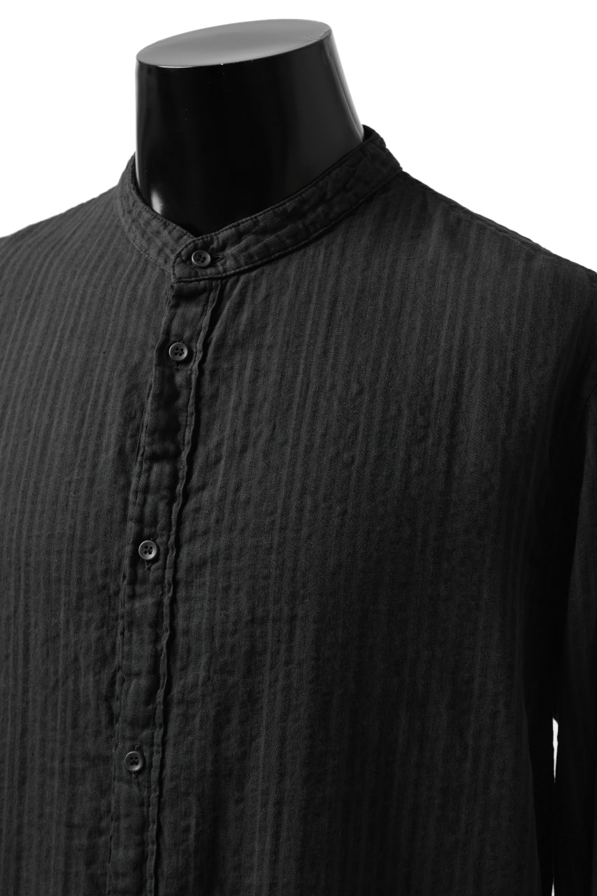 画像をギャラリービューアに読み込む, daub DYEING LONG SHIRT / CL-STRIPE (BLACK)