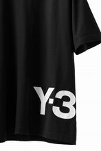 画像をギャラリービューアに読み込む, Y-3 Yohji Yamamoto BIG LOGO RELAX TOPS (BLACK)