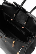 Load image into Gallery viewer, ierib exclusive Bark Bag #35 / Smooth Horse + Marble Cordovan (BLACK)