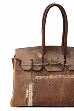 Load image into Gallery viewer, ierib exclusive bark bag #40 / Vintage JP-Fabric + Cordovan (BROWN-A)