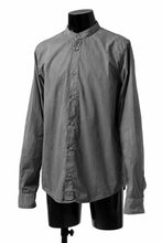 Load image into Gallery viewer, daub LONG SLEEVE SHIRT / COLD DYED COTTON BROAD (GREY)