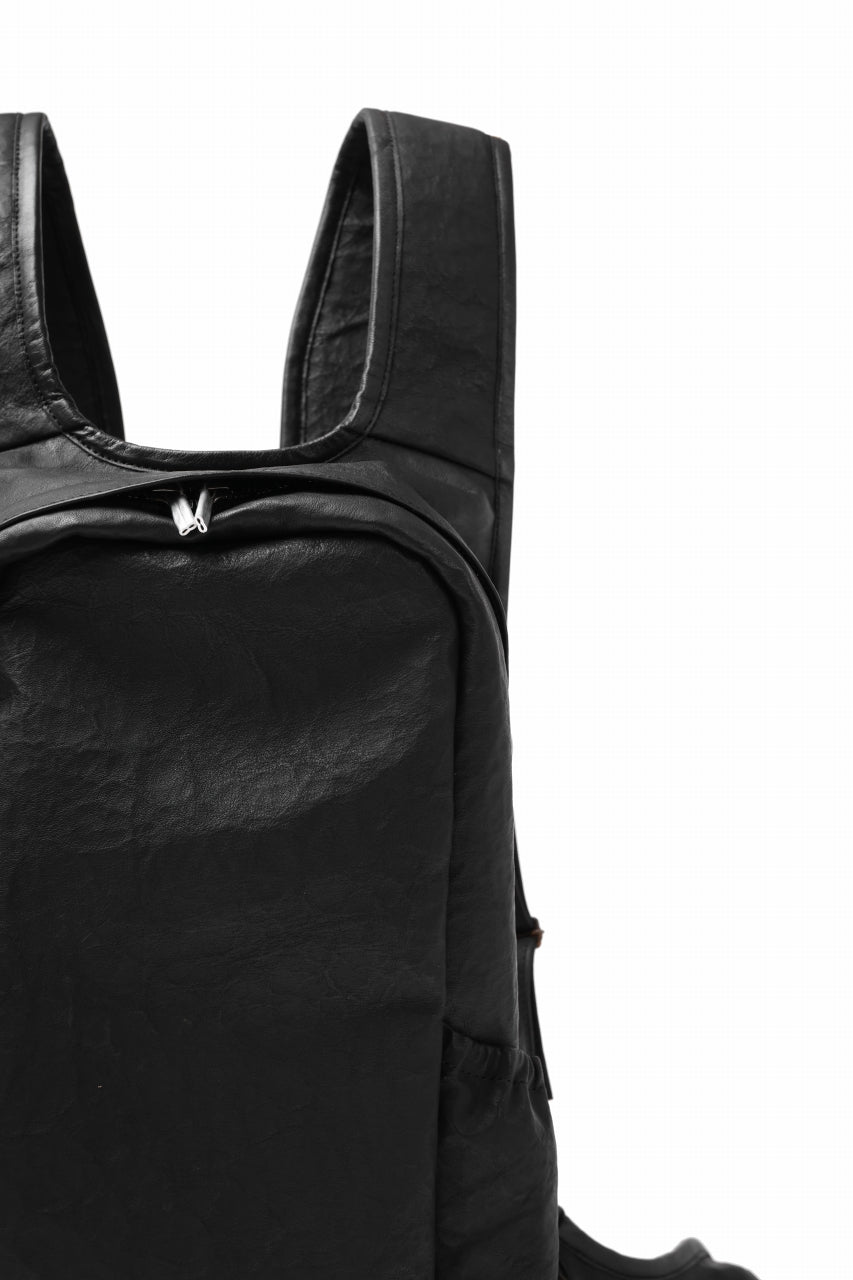 ierib NEW TRIO RUCKSACK / DYNEEMA Leather (BLACK)