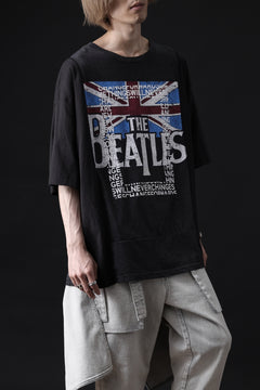 画像をギャラリービューアに読み込む, CHANGES VINTAGE REMAKE MULTI PANEL TEE (BLACK #1)