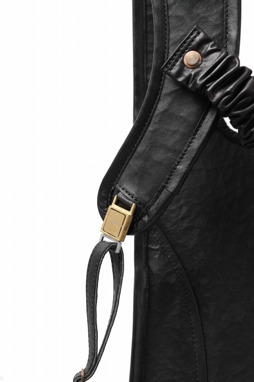 画像をギャラリービューアに読み込む, ierib NEW TRIO RUCKSACK / DYNEEMA Leather (BLACK)