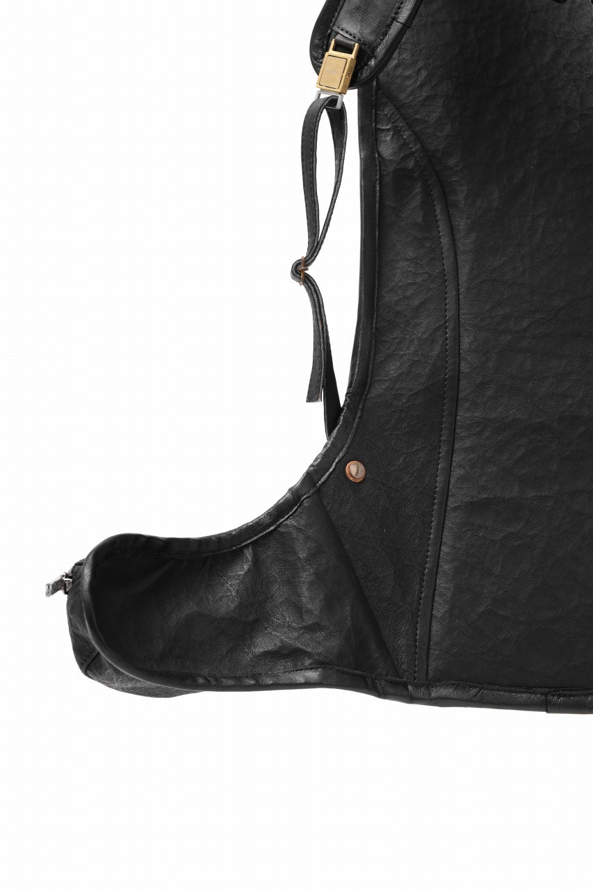 ierib NEW TRIO RUCKSACK / DYNEEMA Leather (BLACK)