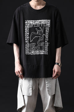 Load image into Gallery viewer, CHANGES VINTAGE REMAKE MULTI PANEL TEE (BLACK #3)