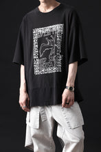 画像をギャラリービューアに読み込む, CHANGES VINTAGE REMAKE MULTI PANEL TEE (BLACK #3)