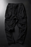 CHANGES VINTAGE REMAKE CUFF EASY TROUSERS / Dickies FABRIC (MULTI BLACK #A)