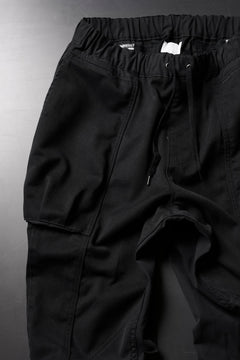 Load image into Gallery viewer, CHANGES VINTAGE REMAKE CUFF EASY TROUSERS / Dickies FABRIC (MULTI BLACK #A)