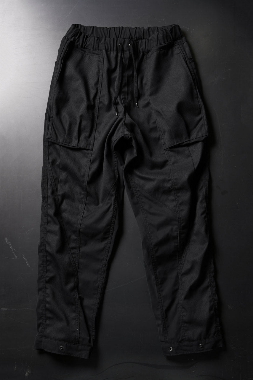 CHANGES VINTAGE REMAKE CUFF EASY TROUSERS / Dickies FABRIC (MULTI BLACK #B)